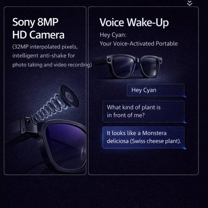 AI Smart Camera Glasses