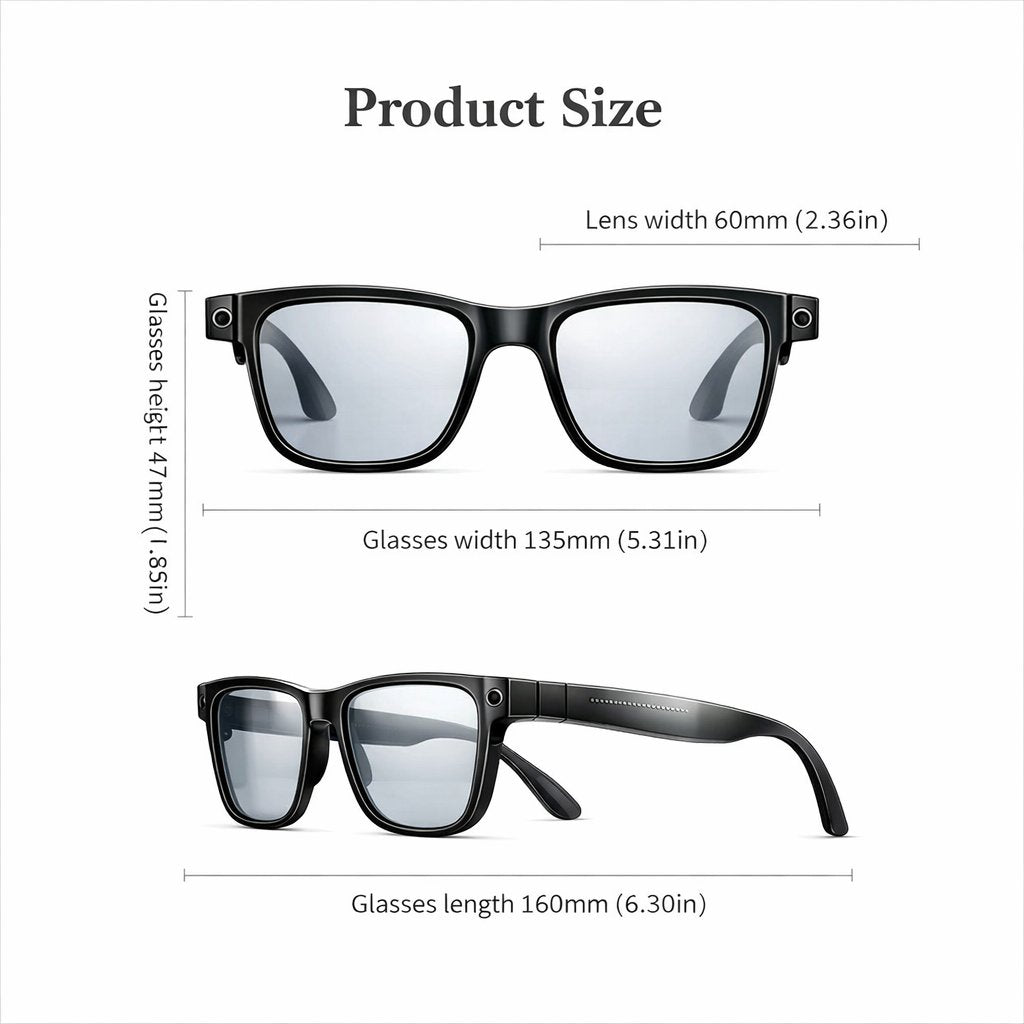 AI Smart Camera Glasses